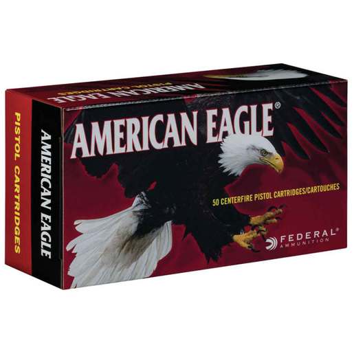 Federal American Eagle 380 Auto (ACP) 95gr FMJ Handgun Ammo Ammo - 50 Rounds 50 Rounds Ammo