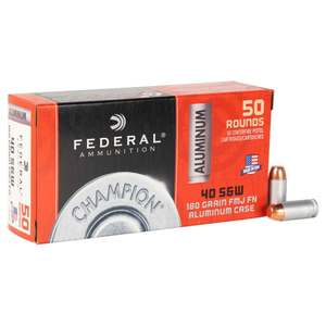 Federal American Eagle 40 S&W 180gr FMJ Centerfire Handgun Ammo - 50 Rounds