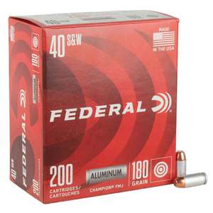 Federal American Eagle 40 S&W 180gr FMJ Handgun Ammo - 200 Rounds