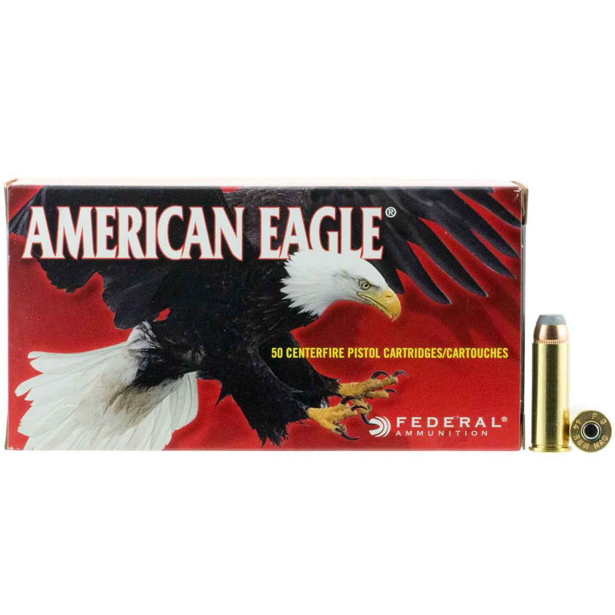 Federal American Eagle 44 Magnum 240gr JSP Handgun Ammo 50 Rounds federal-american-eagle-44-magnum-240gr-jsp-handgun-ammo-50-rounds