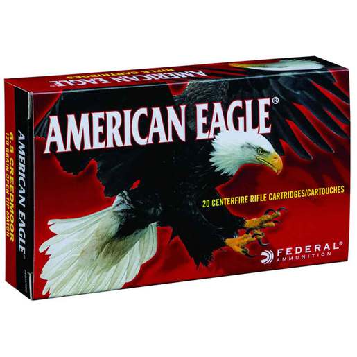 Federal American Eagle 6.5 Creedmoor 120gr OTM Rifle Ammo Ammo - 20 Rounds 20 Rounds Ammo