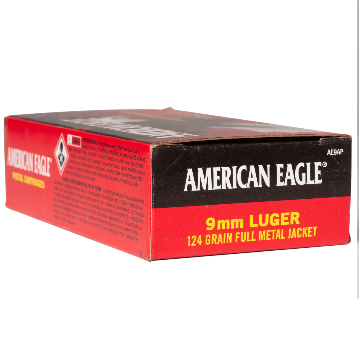 Federal American Eagle 9mm Luger 124gr FMJ Handgun Ammo - 50 Rounds Federal American Eagle 9mm Luger 124gr FMJ Handgun Ammo - 50 Rounds