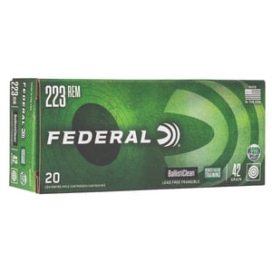 Federal BallistiClean 223 Remington 42gr Frangible Rifle Ammo - 20 Rounds