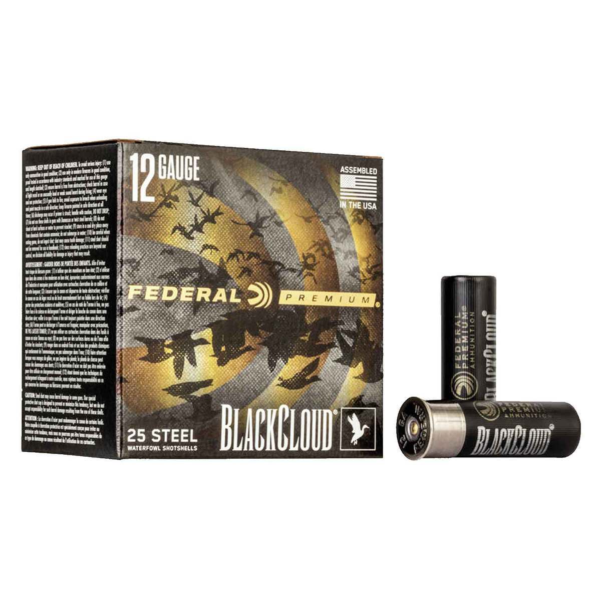 Federal Black Cloud FS 12 Gauge 3-1/2in #3 1-1/2oz Waterfowl Shotshells - 25 Rounds Federal Black Cloud FS 12 Gauge 3-1/2in #3 1-1/2oz Waterfowl Shotshells - 25 Rounds