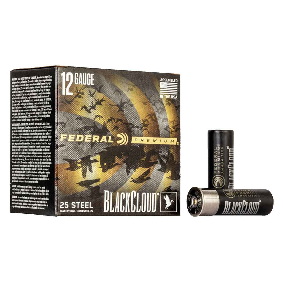 Federal Black Cloud FS 12 Gauge 3-1/2in #4 1-1/2oz Waterfowl Shotshells - 25 Rounds Federal Black Cloud FS 12 Gauge 3-1/2in #4 1-1/2oz Waterfowl Shotshells - 25 Rounds