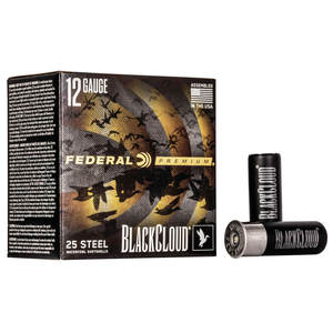 Federal Black Cloud FS Steel 12 Gauge 2-3/4in BB 1-1/8oz Shotshells - 25 Rounds