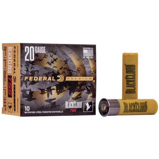 Federal Black Cloud FS Steel 20 Gauge 3in #3&9 1oz Shotshells Ammo - 10 Rounds Ammo - #39 10 Rounds - #39 Ammo