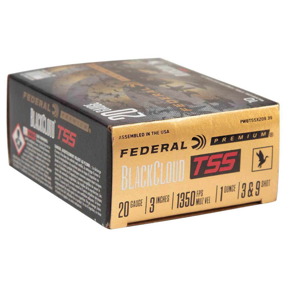 Federal Black Cloud FS Steel 20 Gauge 3in #3&9 1oz Shotshells - 10 Rounds Federal Black Cloud FS Steel 20 Gauge 3in #3&9 1oz Shotshells - 10 Rounds