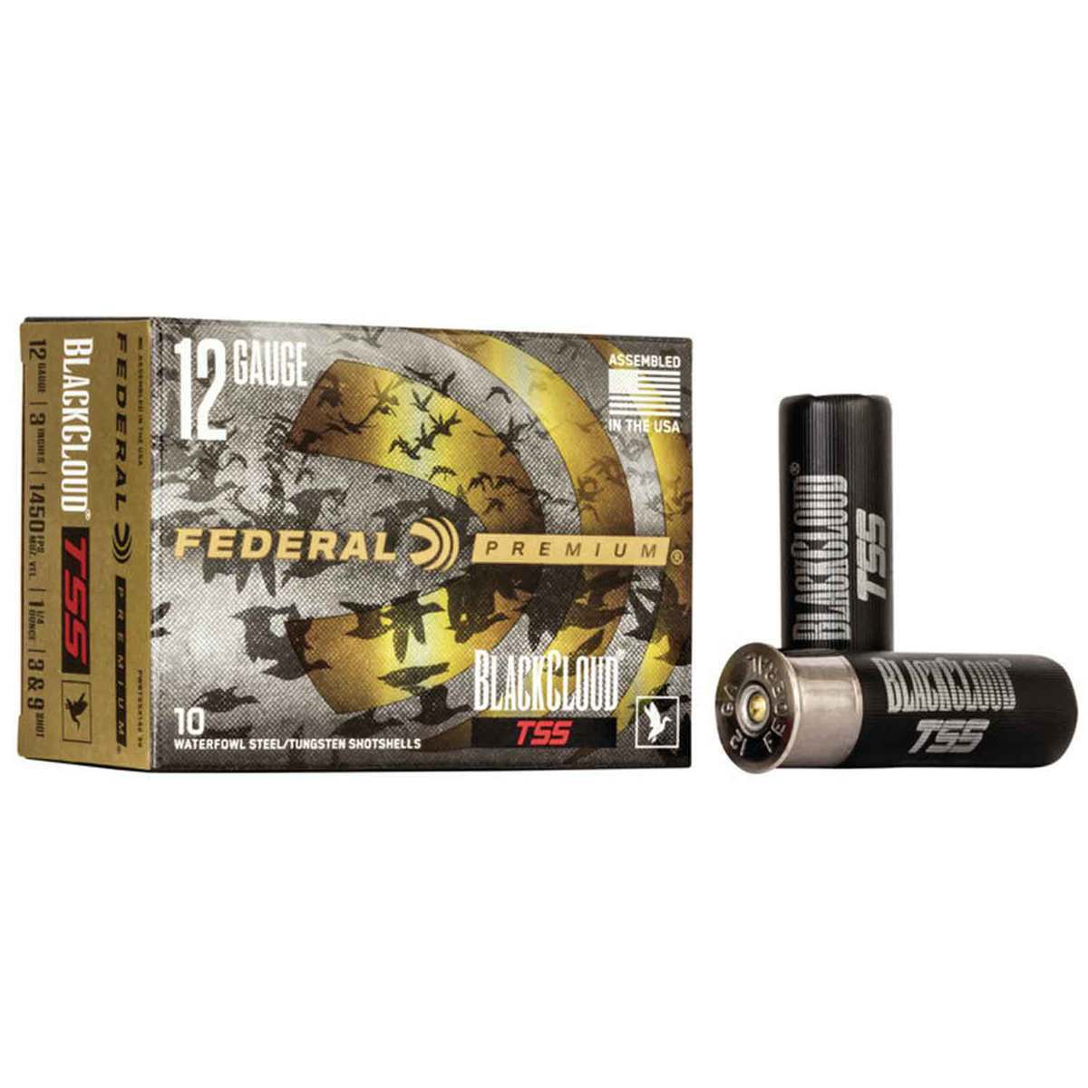 Federal Black Cloud TSS 12 Gauge 3in #3,9 1-1/4oz Waterfowl Shotshells 10  Rounds Sportsman's Warehouse