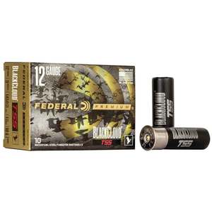 Federal Black Cloud TSS 12 Gauge 3in #7/BB 1-1/4oz Waterfowl Shotshells - 10 Rounds Federal Black Cloud TSS 12 Gauge 3in #7/BB 1-1/4oz Waterfowl Shotshells - 10 Rounds