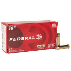 Federal Champion 357 Magnum 158gr JSP Handgun Ammo - 50 Rounds