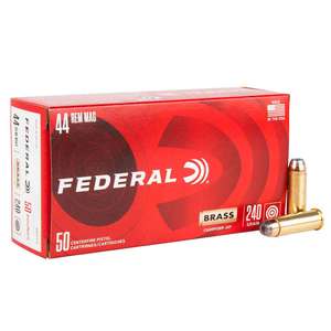 Federal Champion 44 Magnum 240gr JHP Handgun Ammo - 50 Rounds