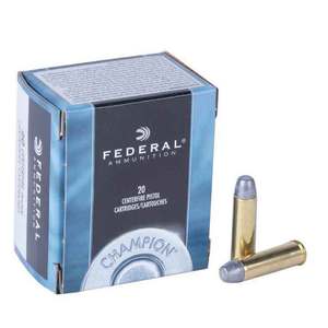 Federal Champion Target 32 H&R Magnum 95gr LSW Handgun Ammo - 20 Rounds