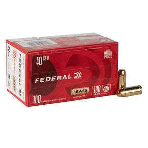 Federal Champion Training 40 S&W 180gr FMJ Handgun Ammo - 100 Rounds