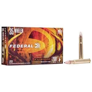 Federal Fusion 35 Whelen 200gr Fusion SP Rifle Ammo - 20 Rounds