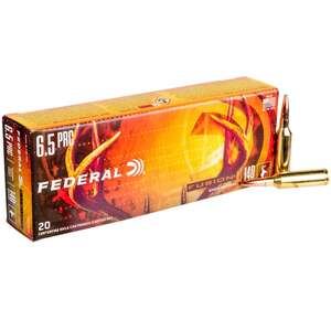 Federal Fusion 6.5 PRC 140gr SP Rifle Ammo - 20 Rounds