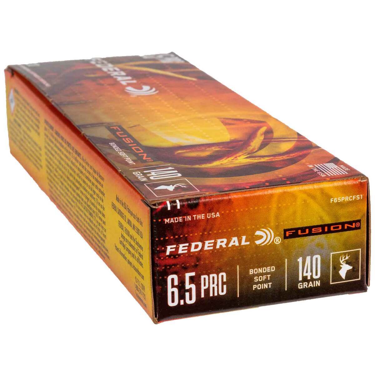 Federal Fusion 6.5 PRC 140gr SP Rifle Ammo - 20 Rounds Federal Fusion 6.5 PRC 140gr SP Rifle Ammo - 20 Rounds
