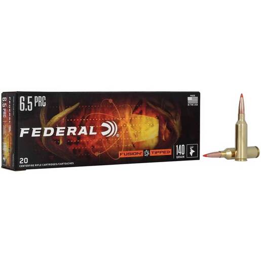 Federal Fusion Tipped 6.5 PRC 140gr FT Rifle Ammo Ammo - 20 Rounds 20 Rounds Ammo