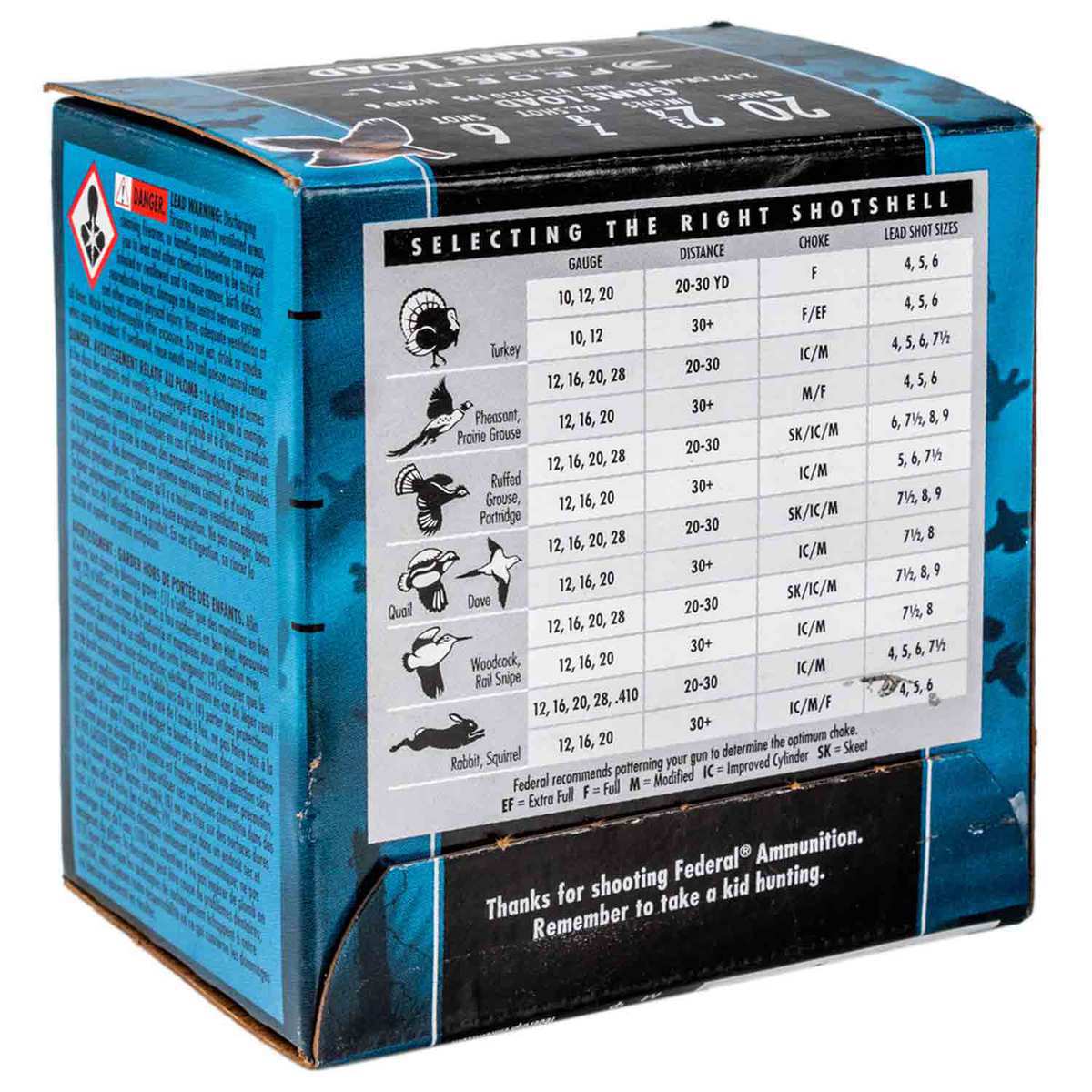 Federal Game-Load 20 Gauge 2-3/4in #6 7/8oz Upland Shotshells - 25 Rounds Federal Game-Load 20 Gauge 2-3/4in #6 7/8oz Upland Shotshells - 25 Rounds