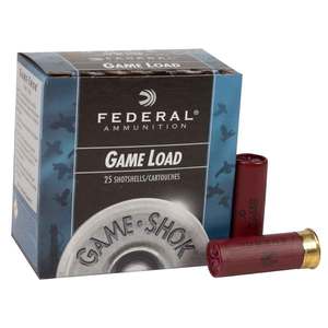 Federal Game-Shok 12 Gauge 2-3/4in #6 1oz Upland Shotshells - 25 Rounds