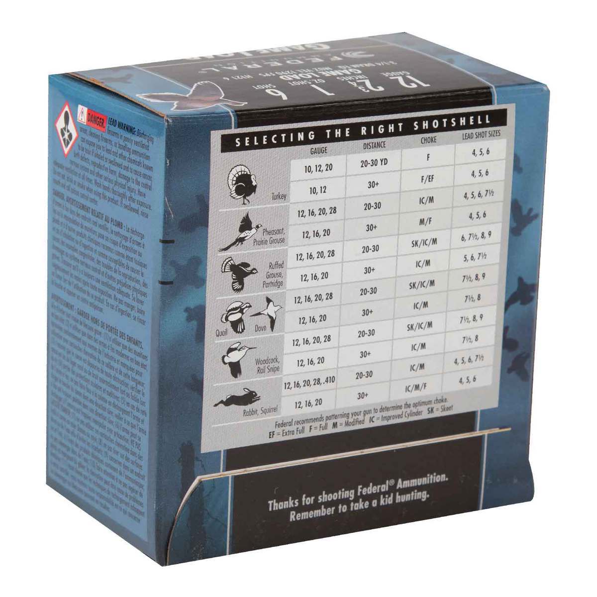Federal Game-Shok 12 Gauge 2-3/4in #6 1oz Upland Shotshells - 25 Rounds Federal Game-Shok 12 Gauge 2-3/4in #6 1oz Upland Shotshells - 25 Rounds