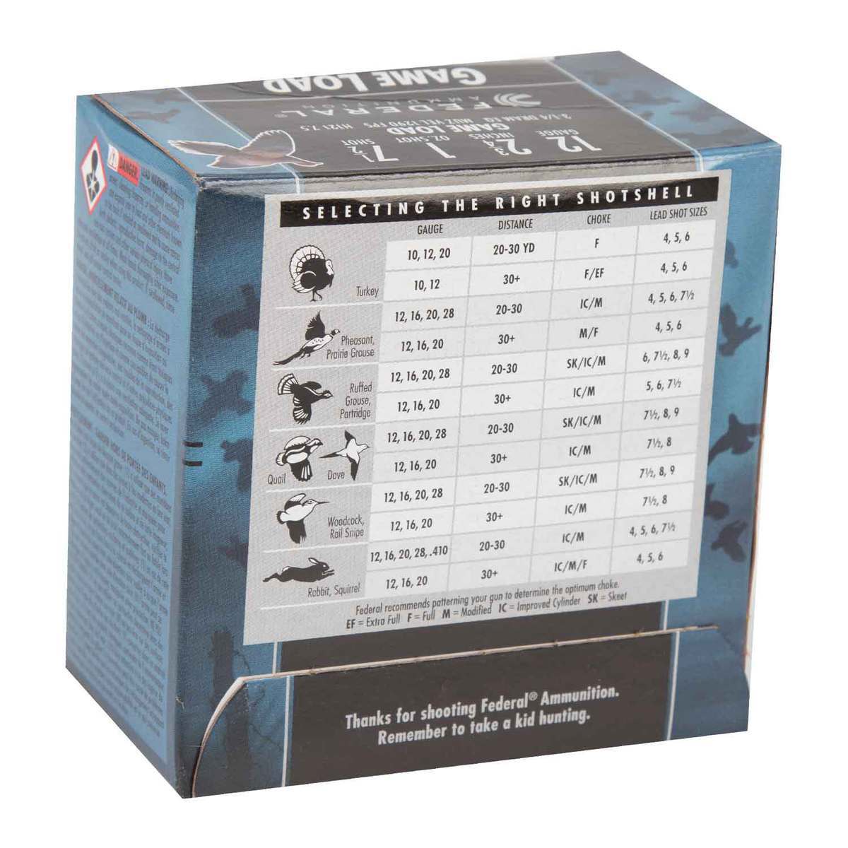 Federal Game-Shok 12 Gauge 2-3/4in #7.5 1oz Upland Shotshells - 25 Rounds Federal Game-Shok 12 Gauge 2-3/4in #7.5 1oz Upland Shotshells - 25 Rounds