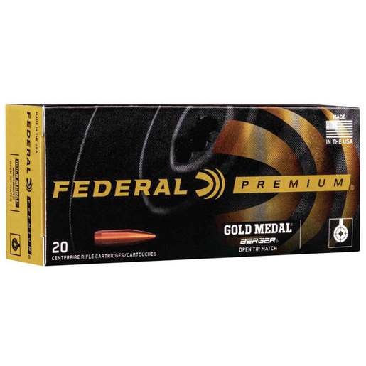 Federal Gold Medal 300 Norma Magnum 215gr Berger Hybrid Rifle Ammo - 20 Rounds