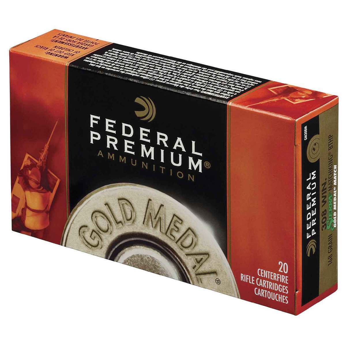 Federal Gold Medal 338 Lapua Magnum 250gr Sierra BTHP Rifle Ammo - 20 Rounds Federal Gold Medal 338 Lapua Magnum 250gr Sierra BTHP Rifle Ammo - 20 Rounds