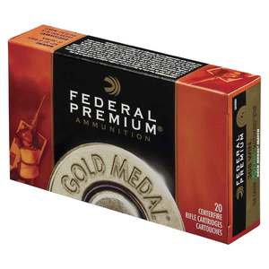 Federal Gold Medal 338 Lapua Magnum 300gr Sierra BTHP Rifle Ammo - 20 Rounds