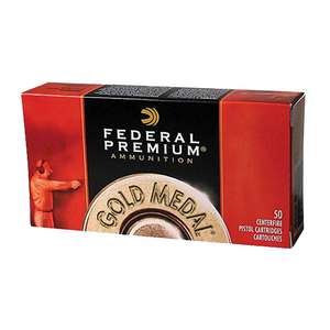 Federal Gold Medal 45 Auto (ACP) 185gr FMJ-SW Handgun Ammo - 50 Rounds