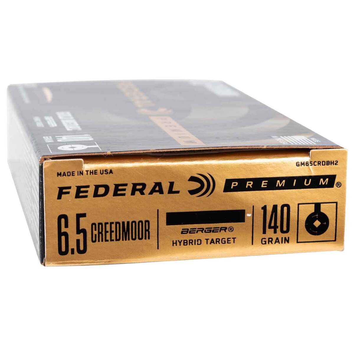 Federal Gold Medal 6.5 Creedmoor 140gr Berger Hybrid Target Rifle Ammo - 20 Rounds Federal Gold Medal 6.5 Creedmoor 140gr Berger Hybrid Target Rifle Ammo - 20 Rounds