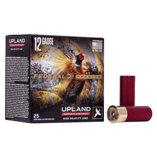 Federal High-Velocity 12 Gauge 2-3/4in #5 1-3/8oz Upland Shotshells – 25 Rounds – #5