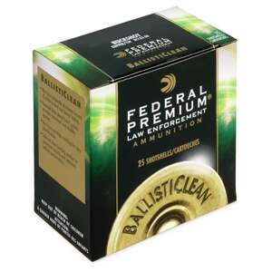 Federal Law Enforcement 12 Gauge 2-3/4in 325gr Slug Shotshells - 25 Rounds Federal Law Enforcement 12 Gauge 2-3/4in 325gr Slug Shotshells - 25 Rounds