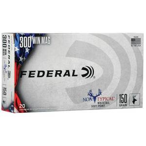 Federal Non-Typical 300 Winchester Magnum 150gr Rifle Ammo - 20 Rounds Federal Non-Typical 300 Winchester Magnum 150gr Rifle Ammo - 20 Rounds