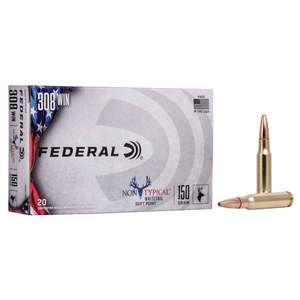 Federal Non-Typical 308 Winchester 150gr SP Rifle Ammo - 20 Rounds