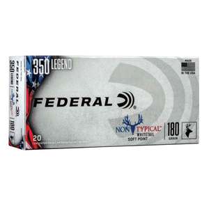 Federal Non-Typical 350 Legend 180gr SP Rifle Ammo - 20 Rounds