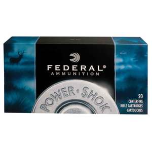 Federal Power-Shok 30-06 Springfield 150gr SP Rifle Ammo - 20 Rounds