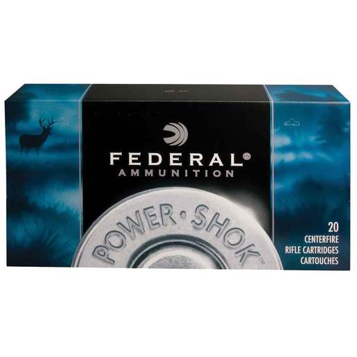 Federal Power-Shok 7mm Remington Magnum 150gr SP Rifle Ammo – 20 Rounds