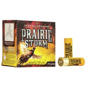 Federal Prairie Storm FS Lead 20 Gauge 3in #5 1oz Upland Shotshells - 25 Rounds Federal Prairie Storm FS Lead 20 Gauge 3in #5 1oz Upland Shotshells - 25 Rounds