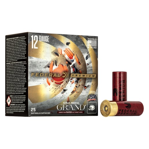 Federal Premium 12 Gauge 2-3/4in #8 1-1/8oz Target Shotshells Ammo - 25 Rounds Ammo - #8 25 Rounds - #8 Ammo