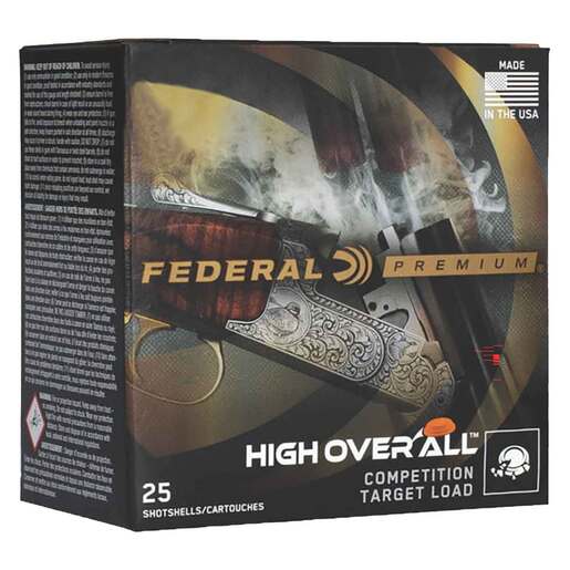 Federal Premium 20 Gauge 2-3/4in #7.5 7/8oz Target Shotshells Ammo - 25 Rounds Ammo - #7.5 25 Rounds - #7.5 Ammo