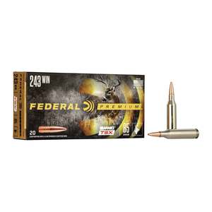 Federal Premium 243 Winchester 85gr TSX Rifle Ammo - 20 Rounds Federal Premium 243 Winchester 85gr TSX Rifle Ammo - 20 Rounds
