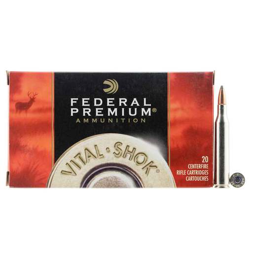 Federal Premium 25-06 Remington 115gr Nosler Partition Rifle Ammo – 20 Rounds