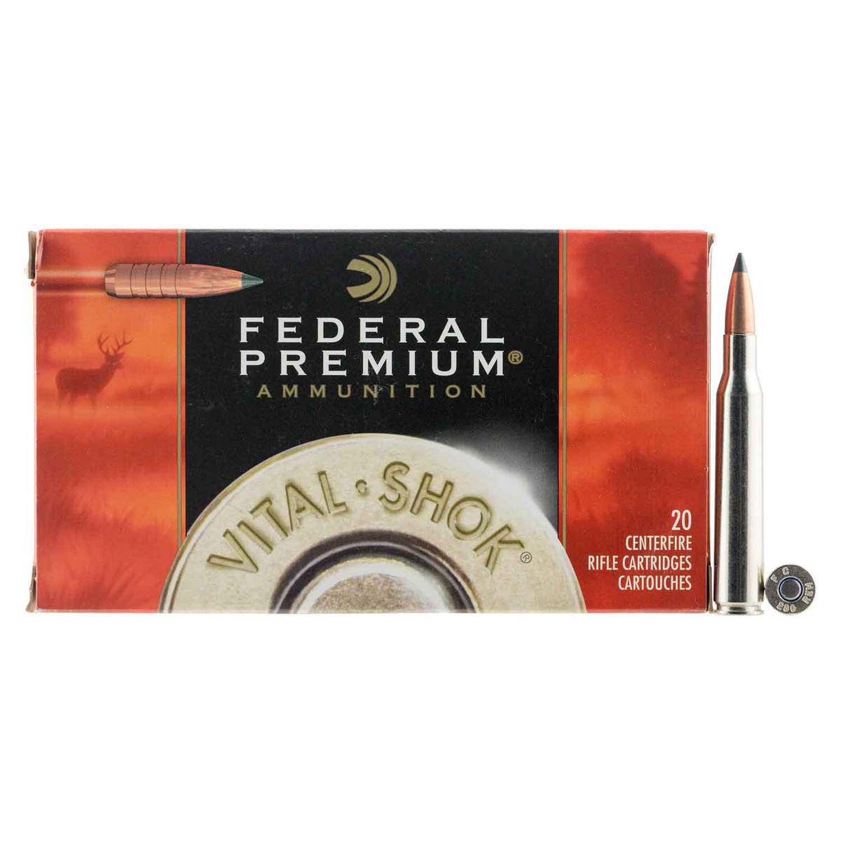 Federal Premium 280 Remington 140gr TC Rifle Ammo - 20 Rounds Federal Premium 280 Remington 140gr TC Rifle Ammo - 20 Rounds