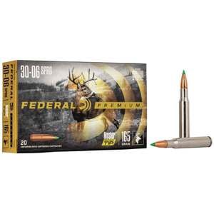 Federal Premium 30-06 Springfield 165gr Nosler Ballistic Tip Rifle Ammo - 20 Rounds