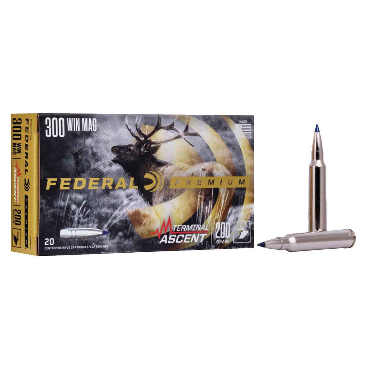 Federal Premium 300 Winchester Magnum 200gr TA Rifle Ammo - 20 Rounds Federal Premium 300 Winchester Magnum 200gr TA Rifle Ammo - 20 Rounds
