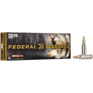 Federal Premium 300 WSM (Winchester Short Mag) 180gr AB Rifle Ammo - 20 Rounds