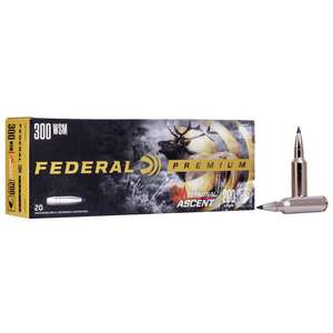 Federal Premium 300 WSM (Winchester Short Mag) 200gr TA Rifle Ammo - 20 Rounds
