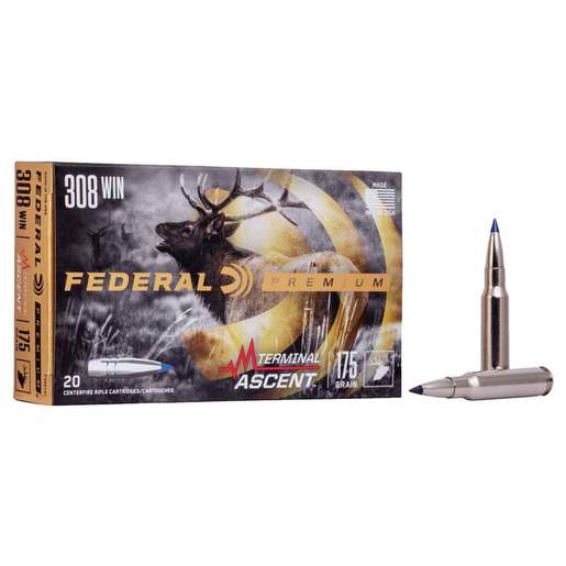 Federal Premium 308 Winchester 175gr TA Rifle Ammo Ammo - 20 Rounds 20 Rounds Ammo