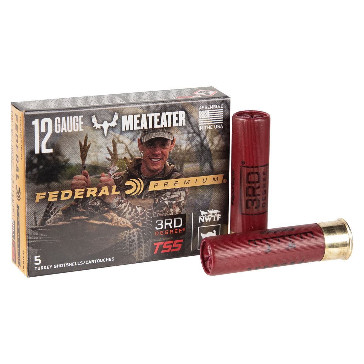 Federal Premium 3rd Degree 12 Gauge 3-1/2in #5,6,7 2oz Turkey Shotshells - 5 Rounds Federal Premium 3rd Degree 12 Gauge 3-1/2in #5,6,7 2oz Turkey Shotshells - 5 Rounds